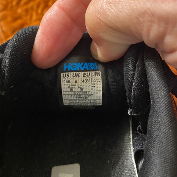 HOKA WOMEN'S HOKA ARAHI 7 RUNNING SHOES Size 10.5 Black - Picture 13 of 13